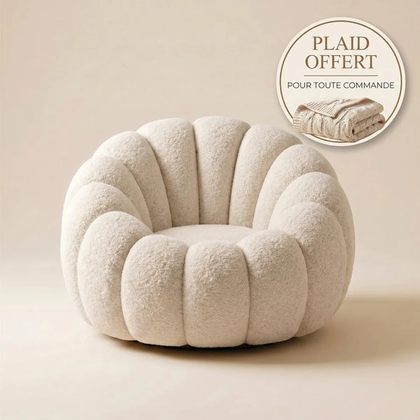 2 Fauteuil Nuage - Bouclette Moelleuse & Design Arrondi