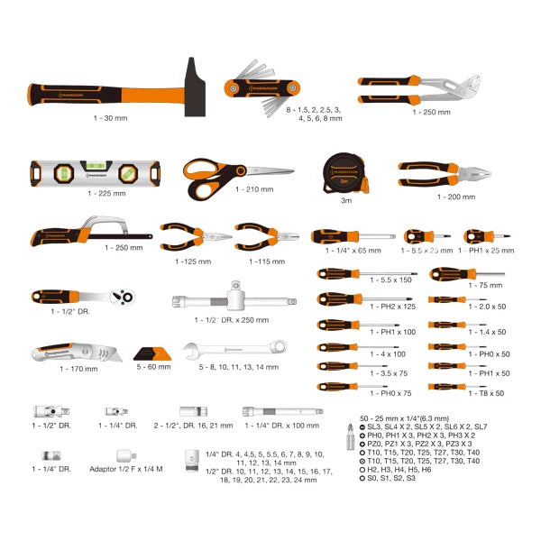 Mallette à 82 outils XXL