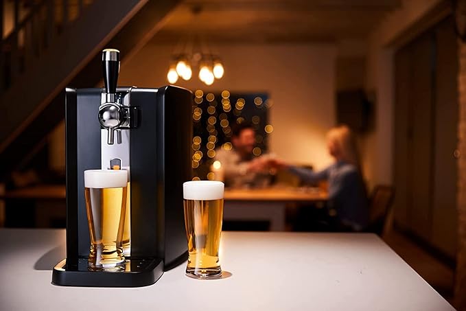 Tireuse à Bière Leffe Blonde 6L – Machine à Pression avec Fût Inclus
