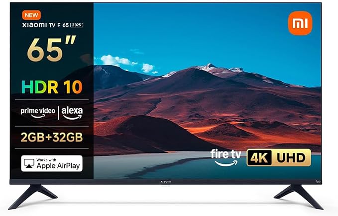 XIAOMI TV F 65 Pouces (165 cm) 2025, 4K UHD Smart TV