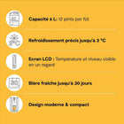 Tireuse à Bière Leffe Blonde 6L – Machine à Pression avec Fût Inclus