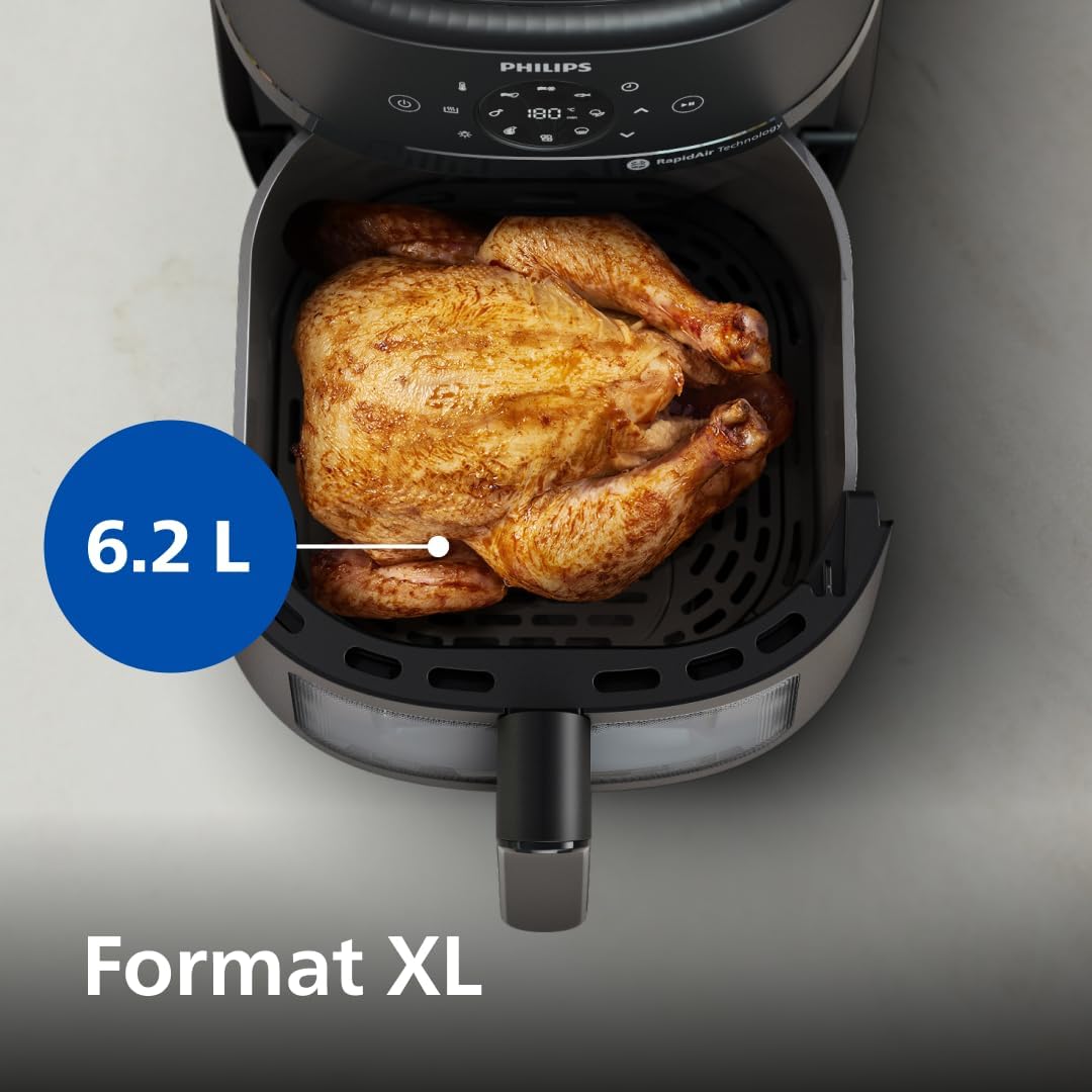 Philips Airfryer 2000 - Air Fryer 6.2L, 13 modes, écran tactile