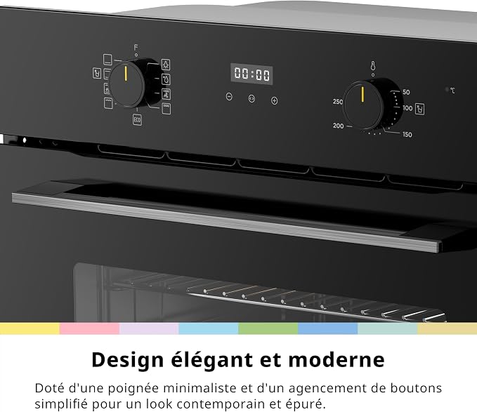 BK Four Noir Encastrable 70L Chaleur tournante