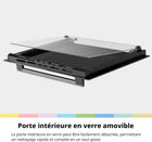 BK Four Noir Encastrable 70L Chaleur tournante