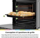 BK Four Noir Encastrable 70L Chaleur tournante