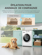 COMFEE' Lave-Linge 12KG Classe A Moteur BLDC 1400RPM Blanc