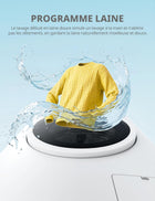COMFEE' Lave-Linge 12KG Classe A Moteur BLDC 1400RPM Blanc