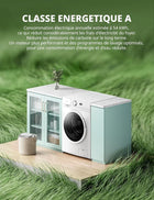 COMFEE' Lave-Linge 12KG Classe A Moteur BLDC 1400RPM Blanc