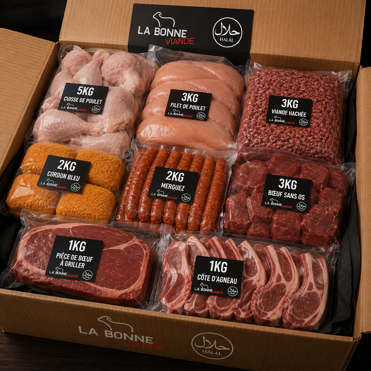 Box Family 20kg Viande Halal