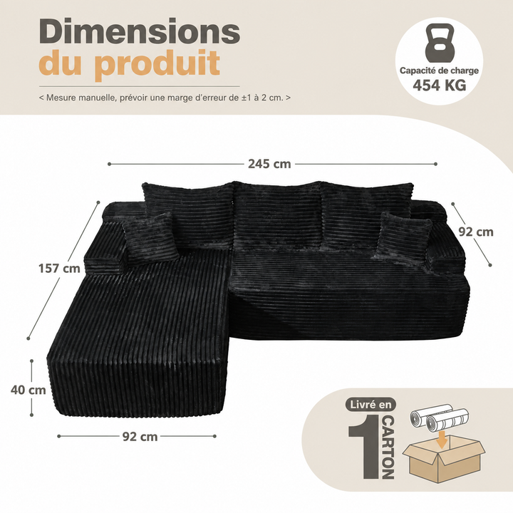 Canapé Nuage Modulable