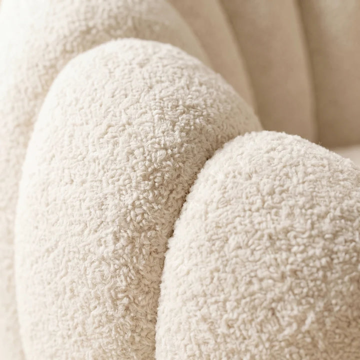 2 Fauteuil Nuage - Bouclette Moelleuse &amp; Design Arrondi