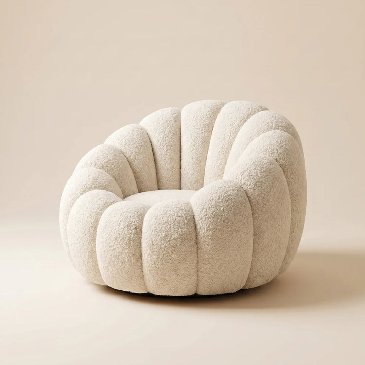 2 Fauteuil Nuage - Bouclette Moelleuse &amp; Design Arrondi